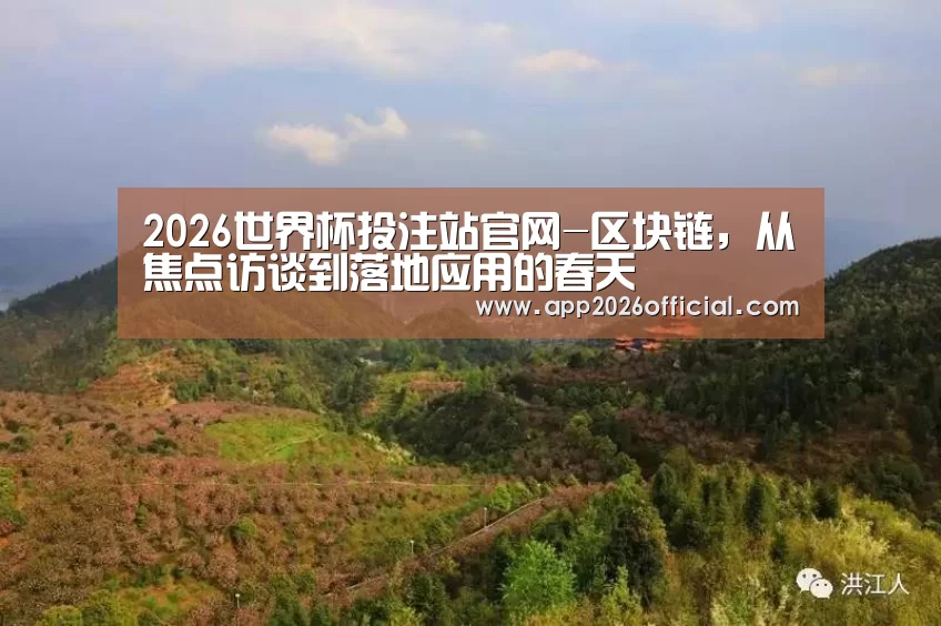 2026世界杯投注站官网-区块链,从焦点访谈到落地应用的春天(图3) 世界杯下注入口